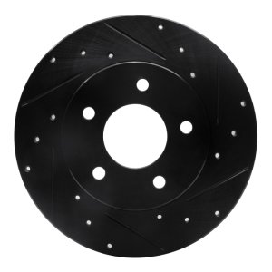 Buick Park Avenue Brake Rotor (1) - Rear Right - R1 Concepts - Drilled & Slotted - Black - `92-`05 Buick Park Avenue Brake Rotor (1) - Rear Right - R1 Concepts - Drilled & Slotted - Black - `92-`05